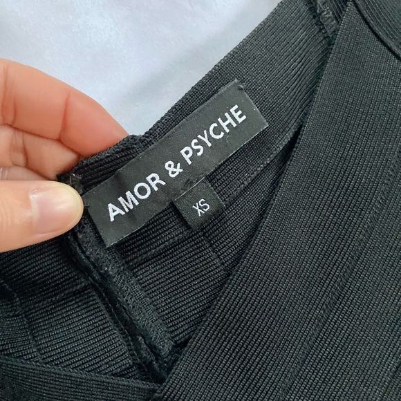 Amor & Psyche Bandage Party Dress - XS - LBD NWOT - Picture 12 of 14